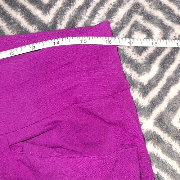 Nina Leonard Cropped Trousers - Crystal Hem - Super Stretch - Size L - Picture 5 of 11